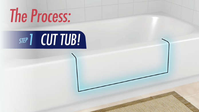 Diy tub to shower conversion kit